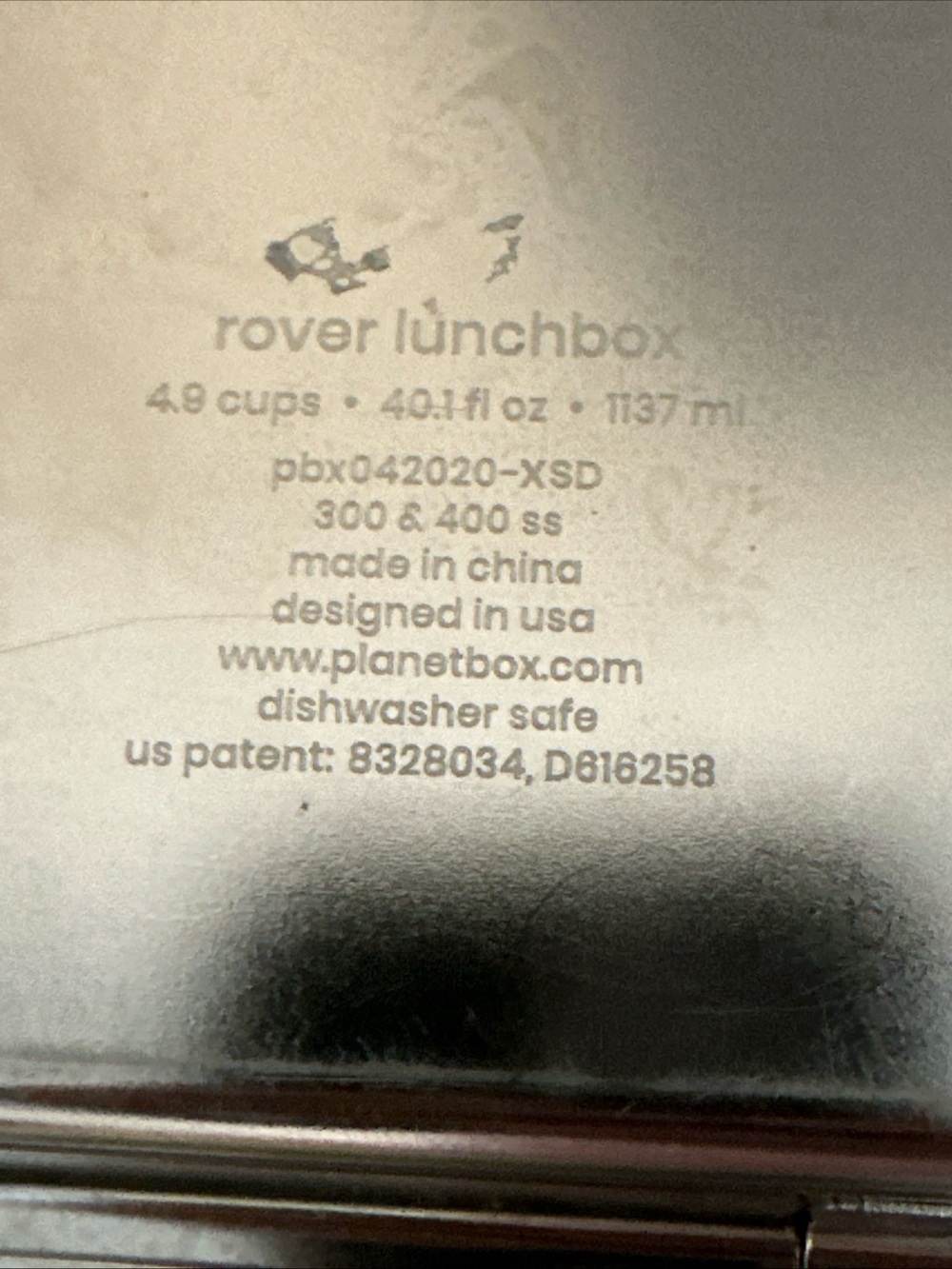 Rover planet box Stainless Steel Compartment Lunch box bento box set of 2 - Picture 5 of 9